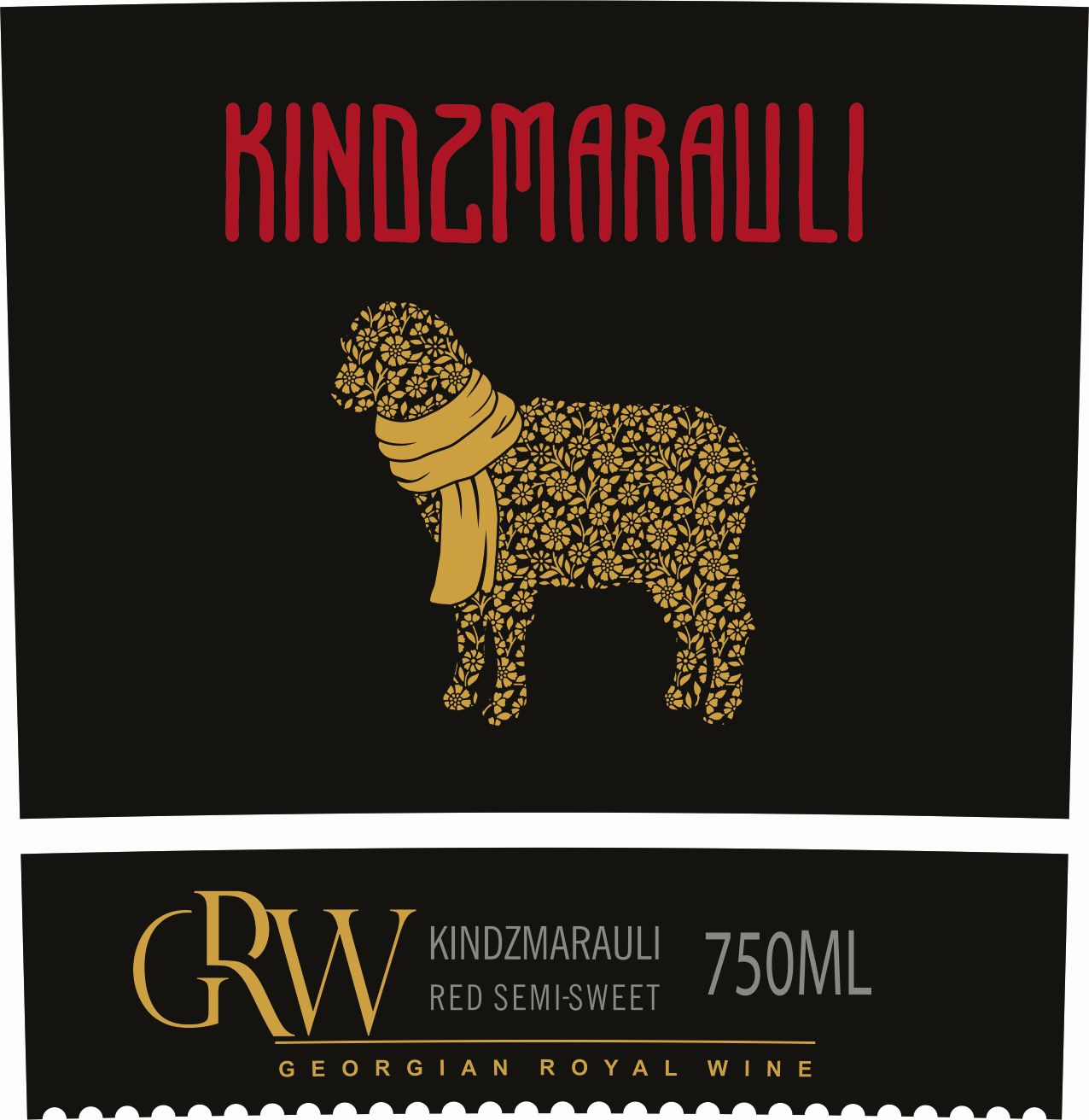 GRW Kindzmarauli Semi-Sweet Red Wine